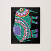 美し華美い象 ジグソーパズル (縦)