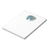 美し華美い象 ノートパッド (回転)