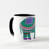 美し華美い象 マグカップ (正面左)