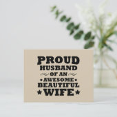 美し誇りを持ったい妻の素晴らし夫 シーズンポストカード (スタンド正面)
