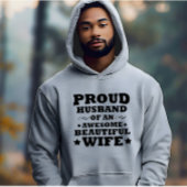 美し誇りを持ったい妻の素晴らし夫 パーカ