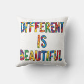 美し違うい – 自閉症意識 クッション (裏面)