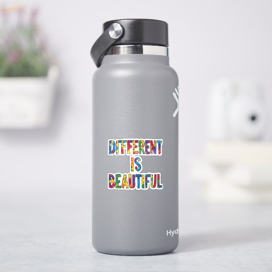 美し違うい – 自閉症意識 シール (HydroFlask)