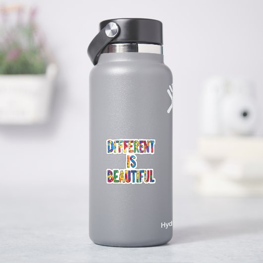 美し違うい – 自閉症意識 シール (HydroFlask)