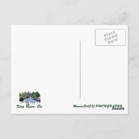 美すごいしいカーン川はがき！ ポストカード (裏面)