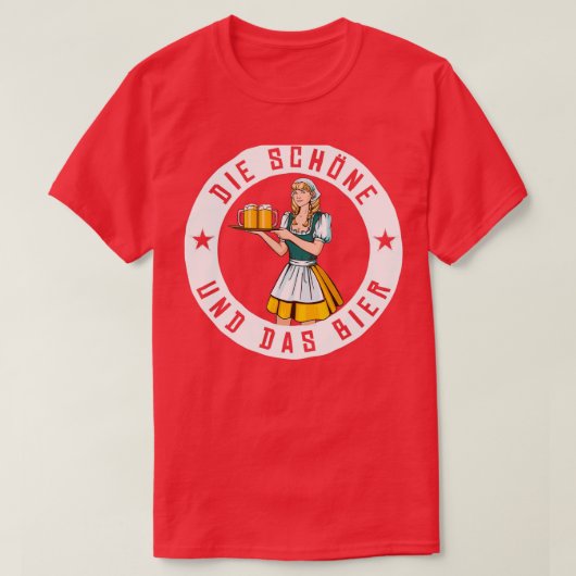 美とビール Tシャツ (デザイン正面)