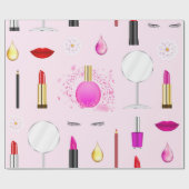 美と化粧 ラッピングペーパー (フラット)