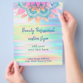 美のプロフェッショナル エステティシャン チラシ (手)