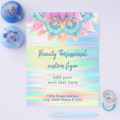 美のプロフェッショナル エステティシャン チラシ (シングル)