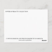 美の力 #1 ポストカード (裏面)