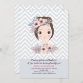 美の日 誕生日パーティーの招待状 招待状 (正面/裏面)