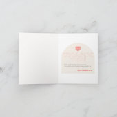 「美の紙ハート」 サンキューカード (内部)