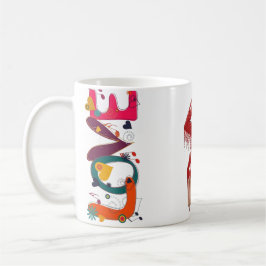 美はっきりしたしい コーヒーマグカップ