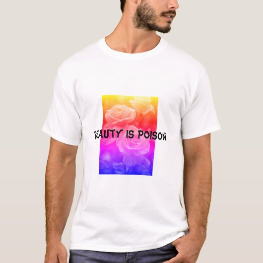 (美は毒) メンズ ベーシック Tシャツ (正面)