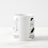 美は表面的なもの コーヒーマグカップ (中央)