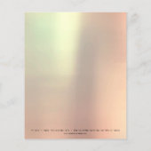 美まつげ メイクアップ スタイリスト 眉毛 ゴールド ローズ チラシ (裏面)