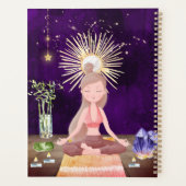 美めい想しいヨガの女の子と結晶 プランナー手帳 (裏面)