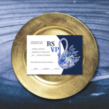 美エレガントしいブルーボホスワン水彩色