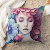 美エレガントしいユニークフローラデコ装飾用クッション クッション (ブランケット)