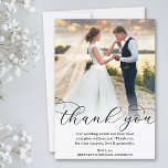 美エレガントしい書結婚道の写真 サンキューカード<br><div class="desc">エレガント美しい書結婚跡の写真サンキューカード</div>