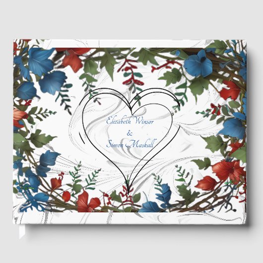 美エレガントしお洒落結婚い ゲストブック (正面)