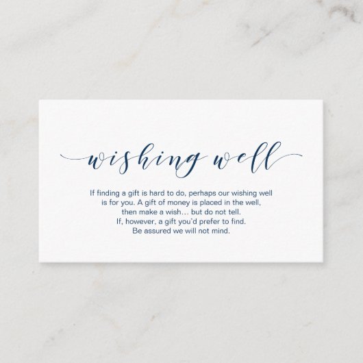 美エレガントしく海軍結婚は望み エンクロージャーカード (正面)