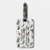 美エレガントスタイリッシュしい蝶パーソナライズされた ラゲッジタグ