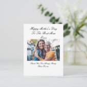 美カスタムしいフォトマザーズデイカード ポストカード (スタンド正面)