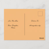 美カスタムしいフォトマザーズデイカード ポストカード (裏面)