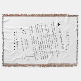 美カスタムしい人への手紙 スローブランケット