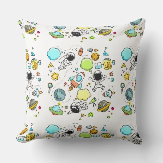 美カッコいいしい宇宙 クッション (正面)