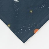 美カッコいいしい宇宙 フリースブランケット (角)