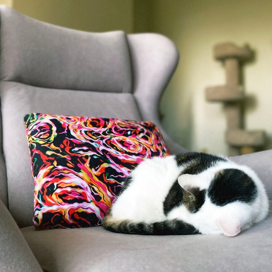 美カッコいいカラフルファンキー アクセントクッション