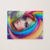 美カラフルしい妖精 ジグソーパズル (横)