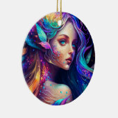 美カラフルしい妖精 セラミックオーナメント (右)