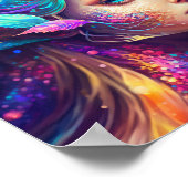 美カラフルしい妖精 ポスター (角)