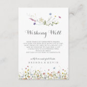 美カラフルしい野結婚花 エンクロージャーカード (正面)