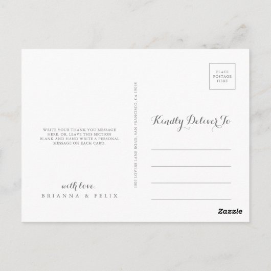 美カラフルしい野花 ポストカード (裏面)