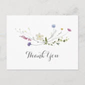 美カラフルしい野花 ポストカード (正面)