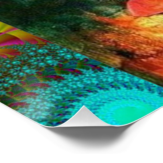 美カラフル仏 ポスター (コーナー)