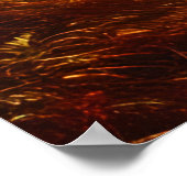 美クラシックしい風景カラーズゴールデン秋 ポスター (角)