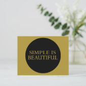 美シンプルしい シーズンポストカード (スタンド正面)