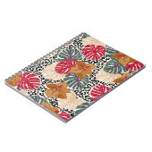 美スタイリッシュしい熱帯林プリントオンヒョウ ノートブック (左側)