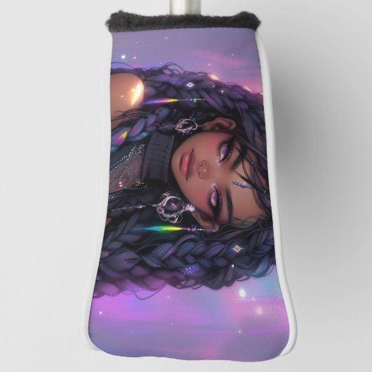 美スタイリッシュしい編み髪のアニメ ゴルフヘッドカバー (回転90)