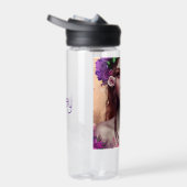 美パーソナライズされたしいエンチャントレスファンタジーAIアート ウォーターボトル (右面)