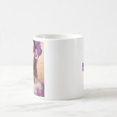 美パーソナライズされたしいエンチャントレスファンタジーAIアート コーヒーマグカップ (中央)