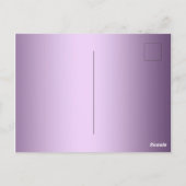 美パーソナライズされたしいカラフル結婚デイジー ポストカード (裏面)