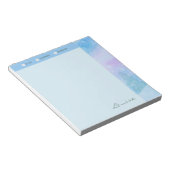 美パーソナライズされたしい冬の木のショッピング一覧 ノートパッド (アングル)