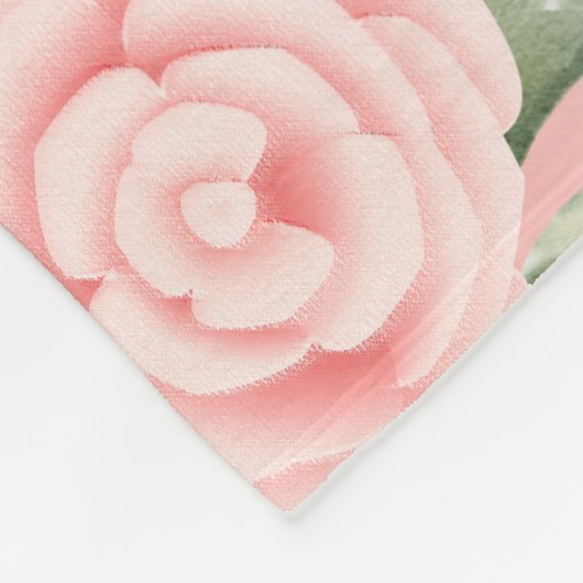 美パーソナライズされたしい娘に フリースブランケット (角)