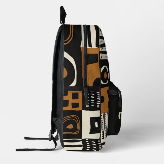 美パーソナライズされたしい泥地アフリカ プリントバックパック (左)